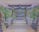 水彩で風景画描きます アナログ制作、原画での納品、またはデータ イメージ3