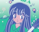 SNSアイコン♡80〜90年少女漫画風描きます ♡80〜90年代少女漫画風SNSアイコン♡ イメージ3