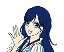 SNS映えする可愛い＆イケメンアイコン描けます 推したくなる顔描きますSNS映え出来るアイコン描けます！ イメージ1