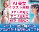 広告デザイナーのプロが作る AI美女画像代行します リアル系・アニメ風対応｜修正迅速｜デザイナー歴20年以上 イメージ1