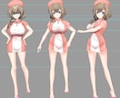 VRoid+Blenderでﾓﾃﾞﾘﾝｸﾞします 持ち込みイラストorｷｬﾗﾃﾞｻﾞ依頼で０から制作もOK！ イメージ9