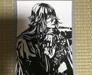 お好きな画像の切り絵をお作り致します 部屋の飾りやプレゼントに困っている方にオススメです! イメージ5