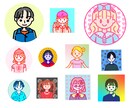 心が和らぐ優しくてかわいい人物アイコン制作します あなただけの特別なアイコンを、心を込めてお作りいたします。 イメージ1
