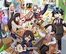 背景ありのアニメ調一枚イラストを制作いたします 商業利用可能！MVイラスト、キービジュアル、書籍、動画用など イメージ5