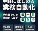 ChatGPT API連携で自動化します Python/Make.com｜繰り返し作業をAIで自動化 イメージ1