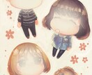 おもちのようなゆるっとしたイラスト描きます お菓子みたいでかわいいアイコン【絵柄指定・リテイク無制限】 イメージ7