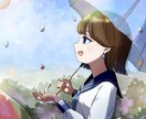 可愛いイラストお描きします 1枚絵、アイコン、キャラデザなど！ イメージ3