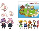 商用利用ゆるキャラ、マスコット、チビキャラ描きます aiデータ納品対応、高品質のイラストをお届けします イメージ1