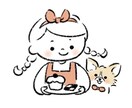優しさ伝わるほんわかアイコン描きます あなたとあなたのお気に入りをイラストに イメージ6