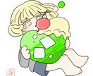 優しくて可愛い絵、切ない絵やお菓子の絵を描きます 挿絵や動画のイラスト、SNSアイコンにも！ イメージ2