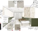 海外風の壁紙コーディネート１部屋から行います 色柄壁紙は得意です！飾らなくてもおしゃれな部屋 イメージ2
