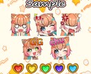 Twitch,Yotubeのスタンプ作成致します 可愛いものをあなたにお届けします！ イメージ1