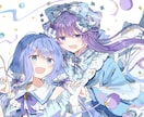 １枚絵などを制作させて頂きます 背景付き１枚絵、サムネイルなどが必要な方へ イメージ1