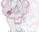 可愛いパーツ分け立ち絵を制作します 可愛いイラストと透明感のある塗りが得意です❕ イメージ3
