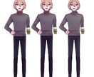 IRIAM向け キャラクターの立ち絵を描きます IRIAMで使えるキャラクターを作りませんか？ イメージ1