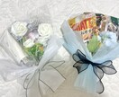 結婚式【コスメブーケ＆おつまみブーケ】作成します 結婚式、披露宴、二次会で使えるお揃いブーケ2点セット♪ イメージ6