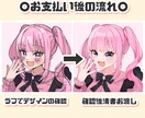 高発色で可愛い！SNS･配信向けイラスト描きます ​即納品OK！最短即日も可能！可愛いアイコン・イラスト制作 イメージ2