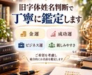 姓名判断で素敵なビジネスネームをご提案しますます 仕事運・金運も考慮☆ペンネーム・芸名・源氏名など幅広く対応 イメージ3
