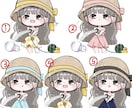 夏のしゃわしゃわ水遊び量産イラストお描きます 夏のサムネイル等色んな場面で使える可愛いミニキャラの量産です イメージ4