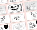 フリマアプリ向け かわいい カードデザイン承ります あなただけのショップカードやメッセージカードを イメージ1