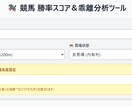 競馬の勝率を自動生成！誰でも簡単操作できます 最新AIが導く競馬予想の設計自動計算ツールを紹介 イメージ3