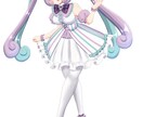 キラキラで萌え系な立ち絵制作します 女児アニメのようなキラキラしたカワイイ女の子が得意です！ イメージ6