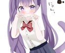 ゆるふわ可愛いイラストアイコンを制作します SNSアイコンやグッズに！商用利用もOKです！ イメージ5