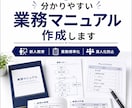 マニュアル作成します 業務マニュアル・引継ぎ資料を分かりやすく作成します イメージ1