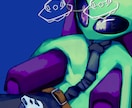 個性強めのかっこいい一枚絵を描きます "Dope as hell"なイラストを提供しますれ イメージ7