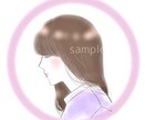 SNSで使える！アイコン・イラスト作成します 柔らかい雰囲気の横顔イラストを作成 イメージ6