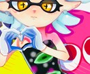 厚塗り風イラスト作成します アイコンヘッダーTRPG挿絵などに使えるイラスト作成します イメージ2