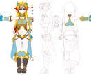キャラクターデザインお届けします 文字は書けるがキャラ絵が描けん、助けてド〇えもん！ イメージ2