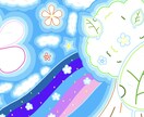 ポップで温かみのある一枚絵を制作します ご要望に合わせて柔軟に対応します！ イメージ3
