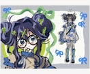 手軽にうちの子の別衣装が見られます 顔+ファッションのイラストを描きます。 イメージ2