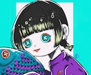 SNS用アイコン描きます 可愛い絵を1枚1枚丁寧にお描きいたします イメージ4