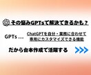 台本を作る専用のGPTsを制作いたします AIの知識は必要なし！ChatGPT上で簡単に使えるから安心 イメージ3