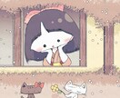 どこか懐かしい癒し系イラスト描きます 愛らしさに自信があります！ほっこりなひと時を……。 イメージ7