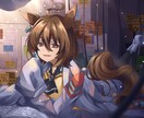 背景付きキャラクターイラストを制作致します 幅広く使用出来るキャラクターイラストを作成します。 イメージ6