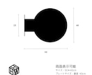 円形大型アイアン看板 大型40−50cm作成します L字突き出し円形鉄看板 大型40−50cm突き出しサイン イメージ10