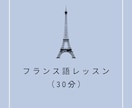 フランス語 25分レッスン 全レベルに対応します 【現在新規生徒さま受付停止中です】 イメージ1