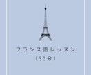 フランス語 25分レッスン 基礎から学べます フランス語講師6年目　目的に合わせたレッスンをご提案します イメージ1