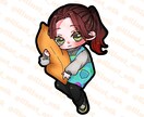 枕抱っこイラストを描きます 最安値！ポーズ固定で可愛いイラストを描きます！ イメージ7