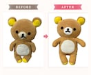 ぬいぐるみの修理、クリーニング、リペアします ぬいぐるみの修理＆クリーニング　格安早急に対応　最短3日以内 イメージ5