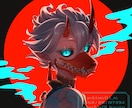 商用利用◎キラキラで目を引くイラストお描きします SNS・動画・グッズ等に！鮮やかなイラストが得意です！ イメージ9