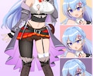 可愛いキャラクターのイラスト制作承ります 個人観賞用、動画用、配信用、TRPG用などのイラスト イメージ1