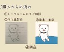 最高にゆるくて心が和む動物イラスト描きます SNSのアイコンやブログにも！手書き感満載のゆる動物イラスト イメージ3