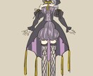 貴方のお着替えデザインします 三面図対応可！創作キャラやV活動者向け衣装制作です イメージ7
