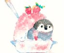 可愛いどうぶつの水彩イラストお描きします 水彩作家がいろいろな「ちょっと足りない」に一筆を! イメージ2