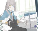 歌ってみたなどのサムネをお描きします 目を引くサムネを現役歌い手がお描きします！ イメージ2