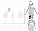 アイドルやコンカフェの衣装デザイン制作します かわいいオリジナル衣装のデザイン提案 イメージ8